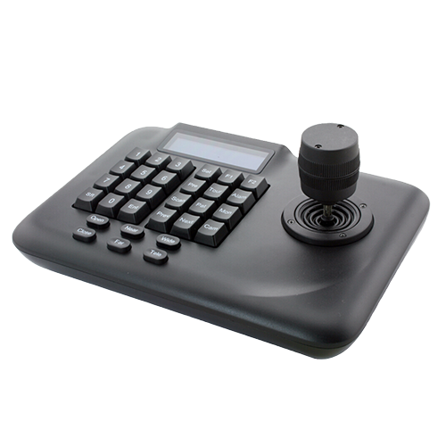 Zkteco KB100 3D jostick controller, support setting Preset, Cruise, P/T/Z, LCD scree, RS485 & RS422 interface support