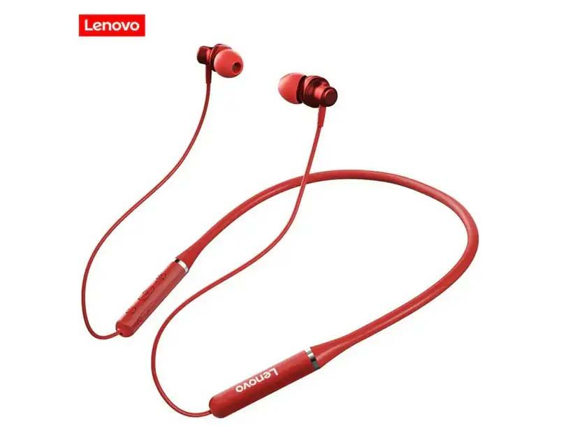 Lenovo XE05 Wireless Bluetooth 5.0 Earphone Magnetic Neckband Waterproof Earbuds - Red
