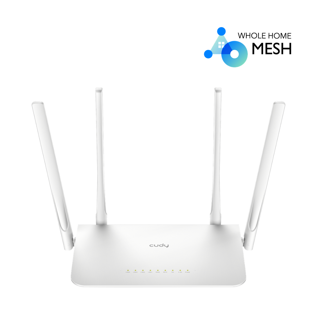 Cudy WR1300 AC1200 Gigabit Smart WiFi Router / 5GHz Dual Band / 5 dBi Antennas / VPN