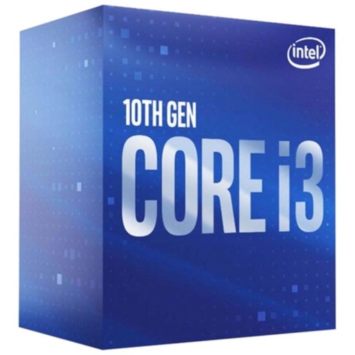 [CPUINT-I3-10105] Intel Core i3-10105 - from 3.7GHz to 4.4GHz(turbo) 6MB Cache, LGA1200, Quad core, 10th Gen