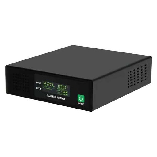 [UPSSKE-POE-60W] MINI DC UPS POE-60W / LAN & POE Port / Output: DC:9V1A 12V 1.5A/3A (max), POE: 15V/24V