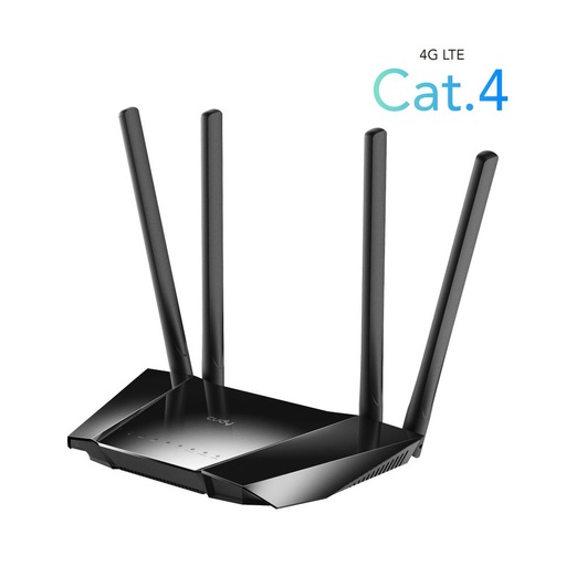 [NETCUD-LT400] Cudy LT400 N300 WiFi Unlocked 4G LTE Modem Router with SIM Card Slot, 300Mbps WiFi, LTE Cat4, EC25-AFX Qualcomm Chipset